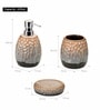 Brown Modern Ceramic 3Pcs Bath Set
