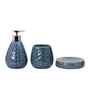 Blue Modern Ceramic 3Pcs Bath Set