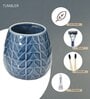 Blue Modern Ceramic 3Pcs Bath Set