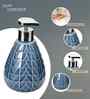 Blue Modern Ceramic 3Pcs Bath Set