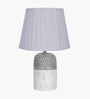 Modern Ceramic Table Lamp with Fabric Shade