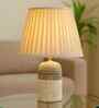 Modern Ceramic Table Lamp with Fabric Shade