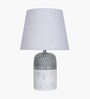 Modern Ceramic Table Lamp with Fabric Shade