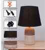 Modern Ceramic Table Lamp with Fabric Shade