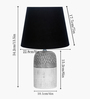 Modern Ceramic Table Lamp with Fabric Shade