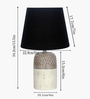 Modern Ceramic Table Lamp with Fabric Shade