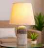 Modern Ceramic Table Lamp with Fabric Shade