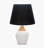 Modern Ceramic Table Lamp with Fabric Shade