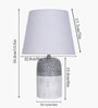 Modern Ceramic Table Lamp with Fabric Shade