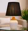 Modern Ceramic Table Lamp with Fabric Shade