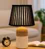 Modern Ceramic Table Lamp with Fabric Shade
