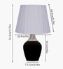 Modern Ceramic Table Lamp with Fabric Shade