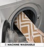 Brown Geometric Non-Slip Bath Mat (40x60 CM)