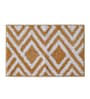 Brown Geometric Non-Slip Bath Mat (40x60 CM)