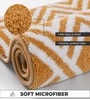 Brown Geometric Non-Slip Bath Mat (40x60 CM)