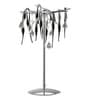 Modern Chrome Crystal Table Lamp