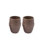 Modern Cream Ceramic Set of 4 Bath Accessories Set 
