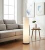 Modern Cream Cylinder Floor Lamp   Stylish Lighting for Living Room & Bedroom