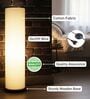 Modern Cream Cylinder Floor Lamp   Stylish Lighting for Living Room & Bedroom