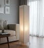 Modern Cream Cylinder Floor Lamp   Stylish Lighting for Living Room & Bedroom