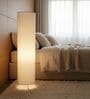 Modern Cream Cylinder Floor Lamp   Stylish Lighting for Living Room & Bedroom