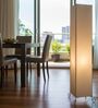Modern Cream Cylinder Floor Lamp   Stylish Lighting for Living Room & Bedroom