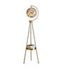 Modern Crystal Globe Tripod Floor Lamp with Golden Finish Modern Crystal Globe Tripod Floor Lamp with Golden Finish