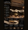 Modern Crystal Infinity LED Linear Chandelier   1500 mm