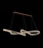 Modern Crystal Infinity LED Linear Chandelier   1500 mm
