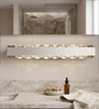Modern Crystal LED Wall Light   Elegant Horizontal Decorative Wall Sconce
