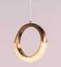 Modern Crystal Ring Pendant Light