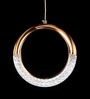 Modern Crystal Ring Pendant Light