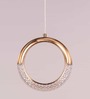 Modern Crystal Ring Pendant Light