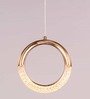 Modern Crystal Ring Pendant Light