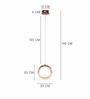 Modern Crystal Ring Pendant Light