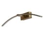 Modern Curved Antique Brass 25-Inch 18 Watt LED Picture Light (Warm White)