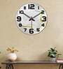 Modern Design  Wood Wall Clock In Grey