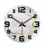 Modern Design  Wood Wall Clock In Grey