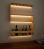 Modern Design Backlit MDF Bar Wall Shelf