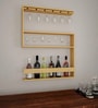 Modern Design Backlit MDF Bar Wall Shelf