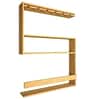 Modern Design Backlit MDF Bar Wall Shelf