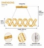 Modern Designer Wave Chandelier (1200mm)