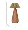 Modern Dimmable Rechargeable LED Table Lamp in Metal & Wood