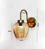 Modern Down Curved Vase Glass Wall Sconce