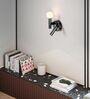 Modern Dual-Light Wall Sconce with Globe & Reading Spot
