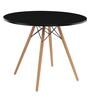 Modern Eames Round Coffee Table in Black Colour