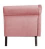 Modern Fabric Chaise Lounger in Pink Colour