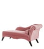Modern Fabric Chaise Lounger in Pink Colour