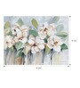 Modern Fleurs Multicolor Canvas Unframed Floral Art Print