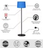 Blue Modern Floor Lamp